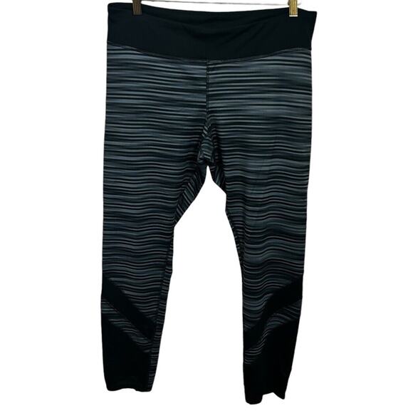 Hanes Sport Active Gear Athletic Leggings Sz XXL 2XL Gray Black Full Length NEW - Picture 10 of 10